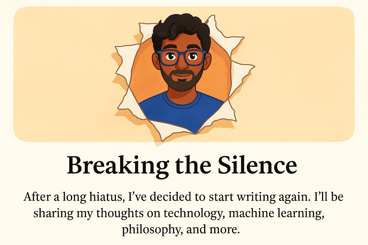 Cover Image for Breaking the Silence: Why I'm Starting to Write Again